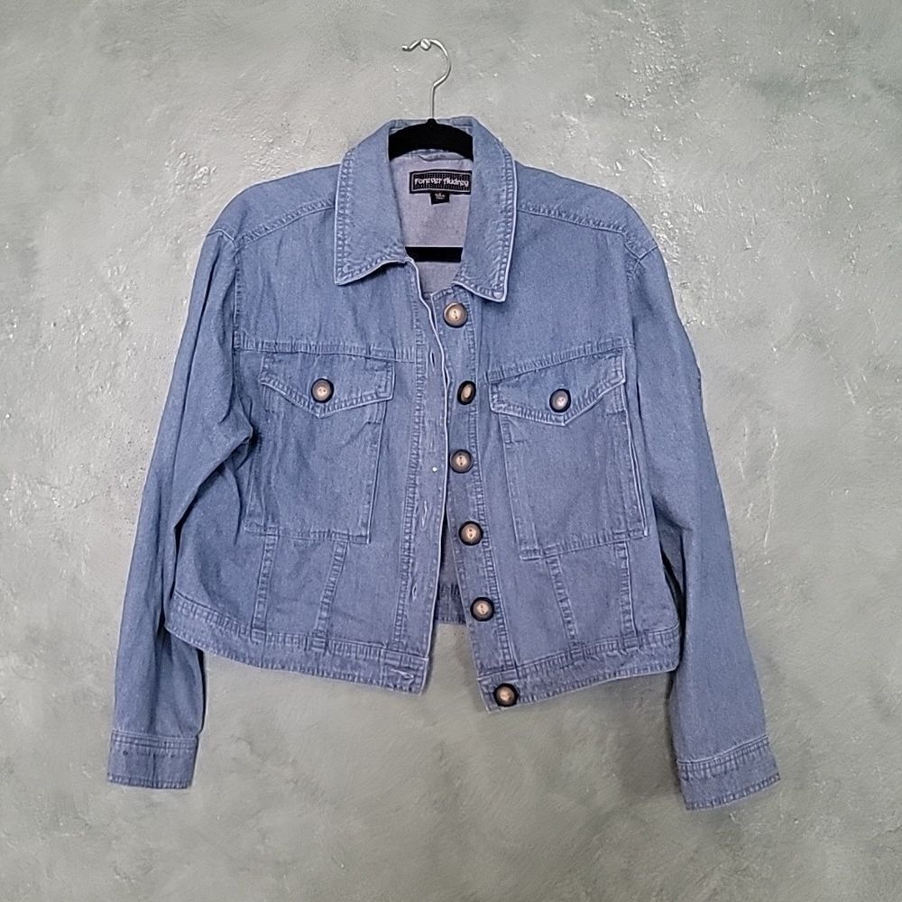 100% cotton denim crop